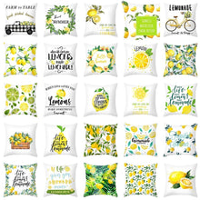 Load image into Gallery viewer, Summer and Fresh Yellow Lemon Pillows
