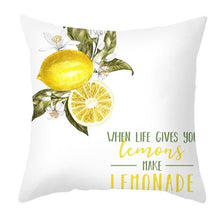 Load image into Gallery viewer, Summer and Fresh Yellow Lemon Pillows
