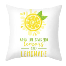 Load image into Gallery viewer, Summer and Fresh Yellow Lemon Pillows
