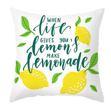 Load image into Gallery viewer, Summer and Fresh Yellow Lemon Pillows
