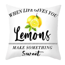 Load image into Gallery viewer, Summer and Fresh Yellow Lemon Pillows
